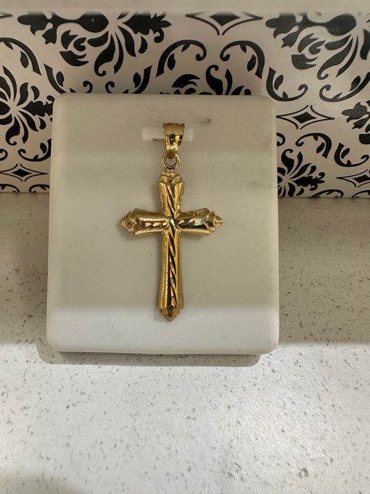 10K Cross Pendant