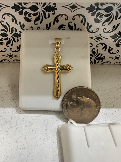 10K Cross Pendant