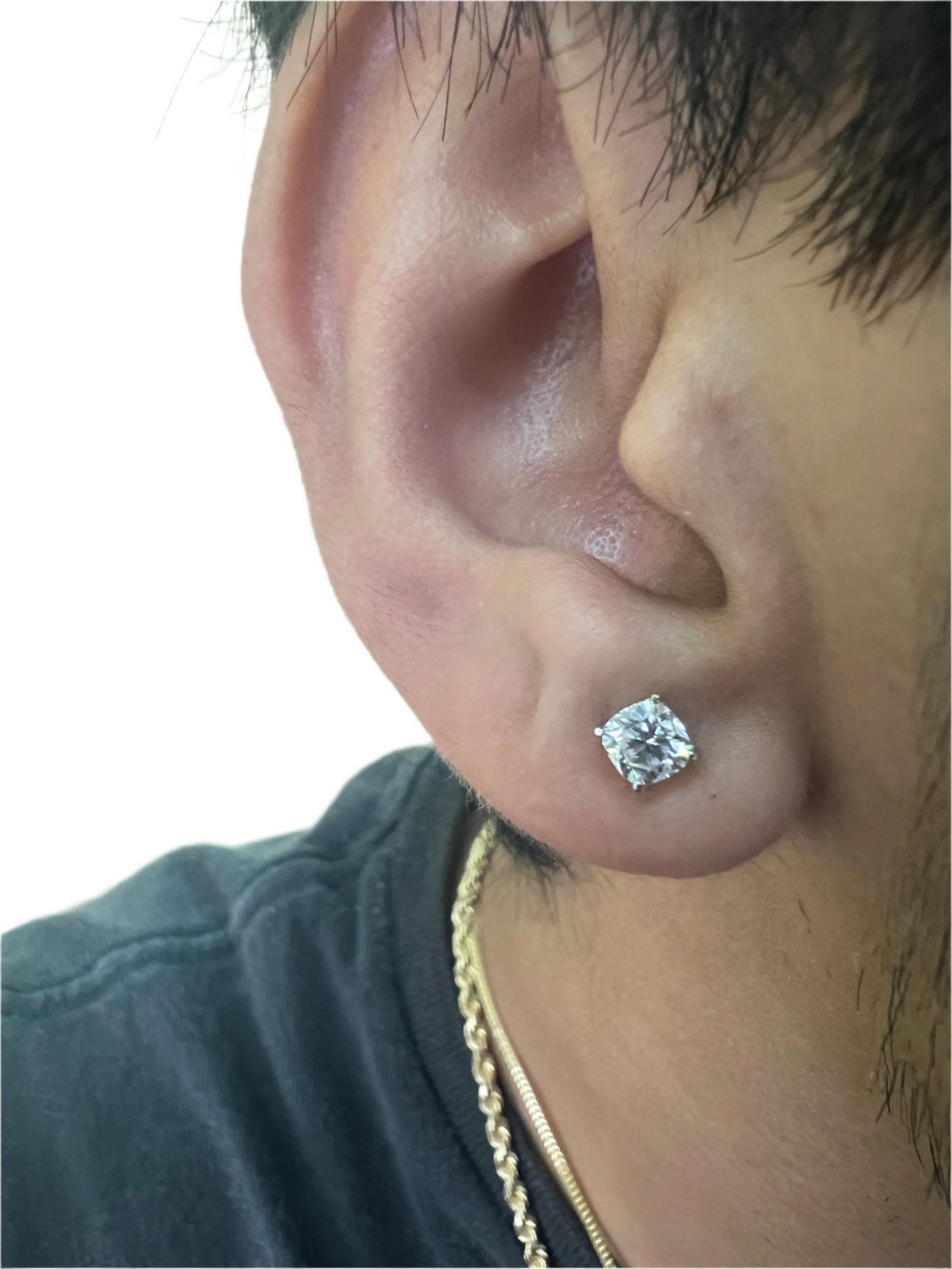 VS Silver Moissanite Earrings