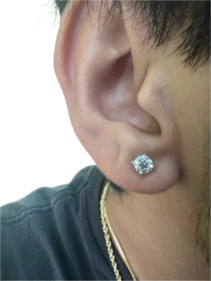 VS Silver Moissanite Earrings