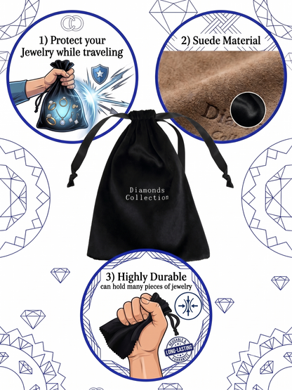 NanoWeave Suede Jewelry Bag