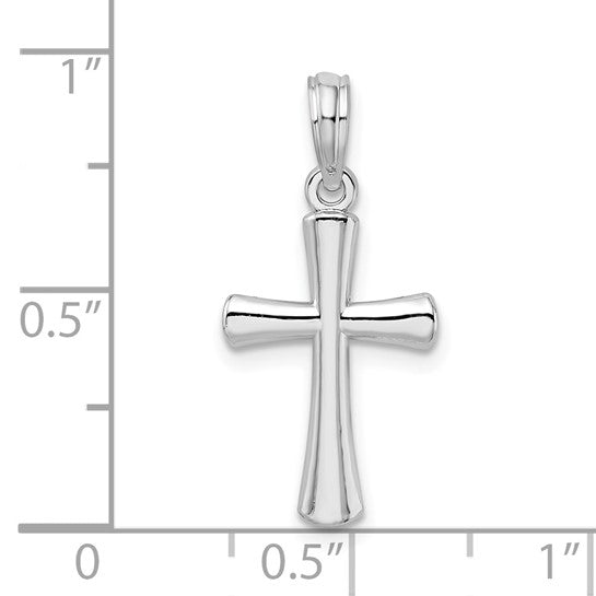 925 Sterling Silver Polished Cross Pendant