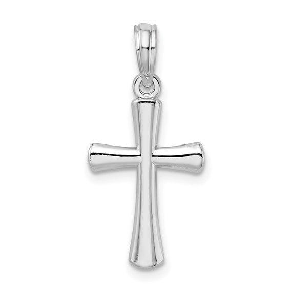 925 Sterling Silver Polished Cross Pendant