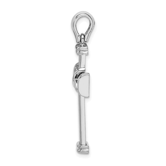 925 Sterling Silver De Ani Cross Pendant