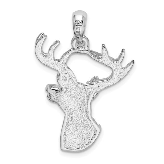 925 Sterling Silver Deer Pendant