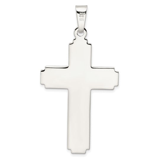 925 Sterling Silver Large Cross Pendant