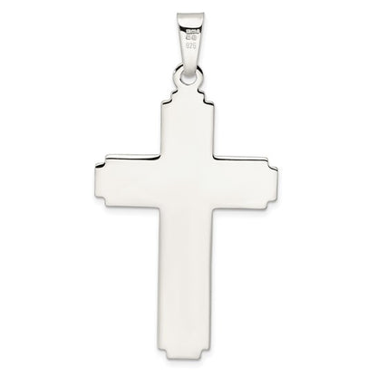 925 Sterling Silver Large Cross Pendant