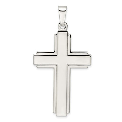 925 Sterling Silver Large Cross Pendant