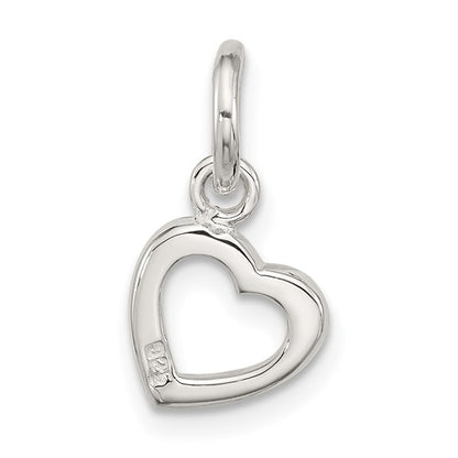 925 Sterling Silver Open Heart Pendant