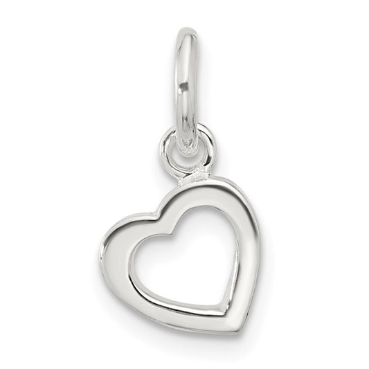 925 Sterling Silver Open Heart Pendant