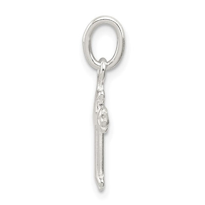 925 Sterling Silver Fleur De Lis Cross Pendant