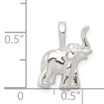925 Sterling Silver Elephant Pendant