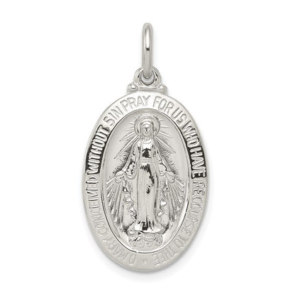 925 Sterling Silver Mother Mary Pendant