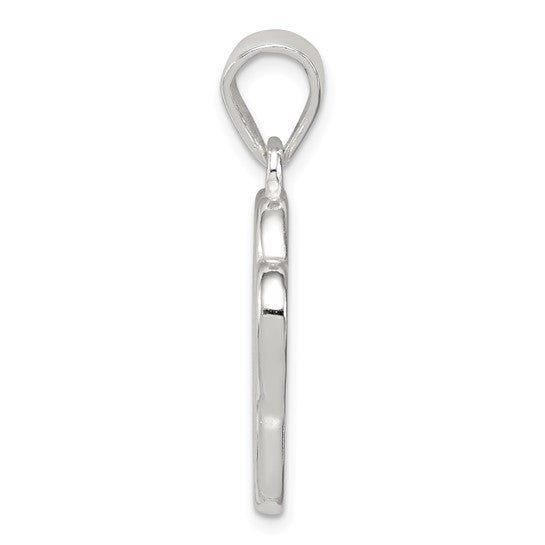 925 Sterling Silver Paw Print Pendant