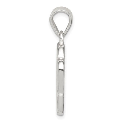 925 Sterling Silver Paw Print Pendant