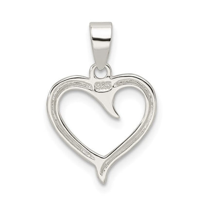 925 Sterling Silver Heart Pendant
