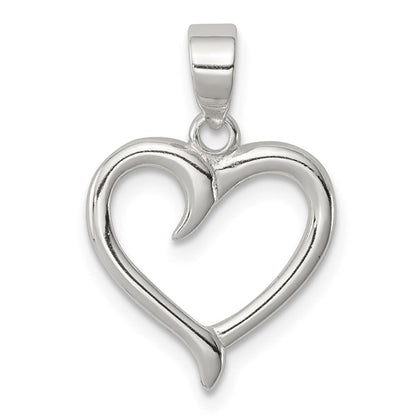 925 Sterling Silver Heart Pendant