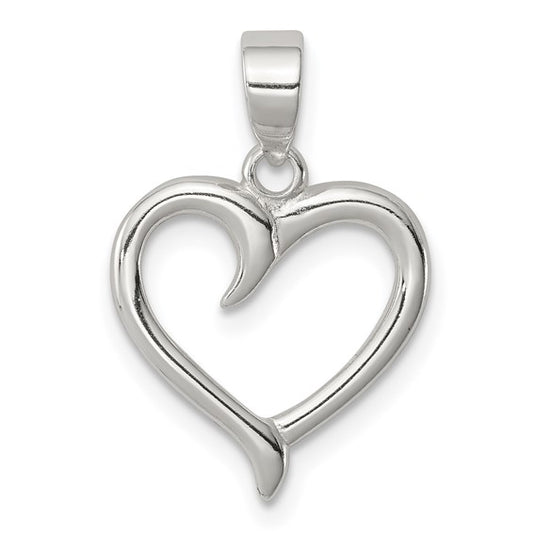 925 Sterling Silver Heart Pendant