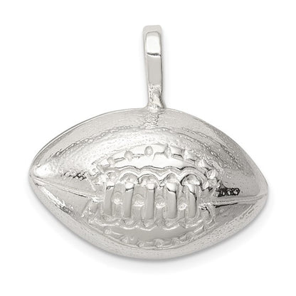 925 Sterling Silver Football Pendant