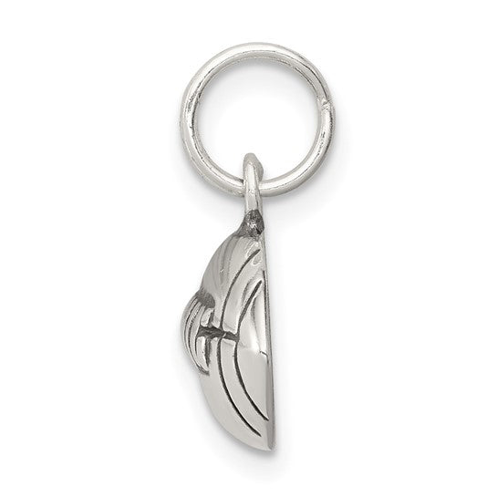 925 Sterling Silver Football Pendant