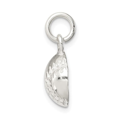 925 Sterling Silver Baseball Pendant