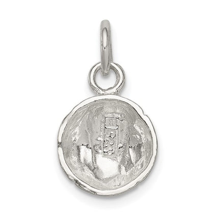925 Sterling Silver Baseball Pendant