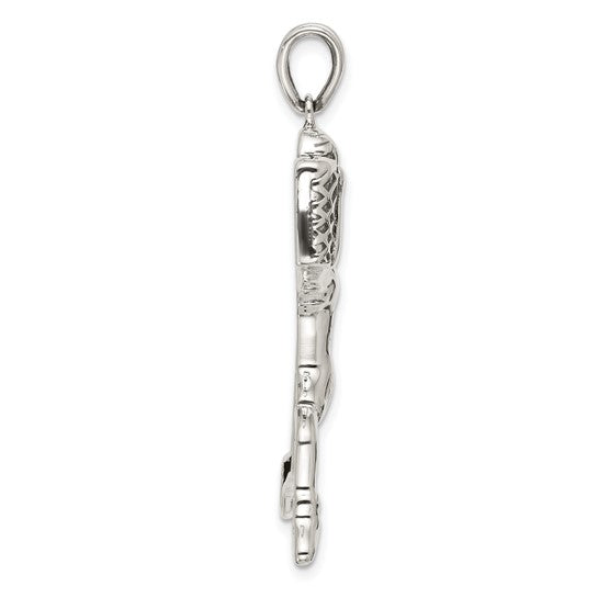 925 Sterling Silver Dunk Pendant