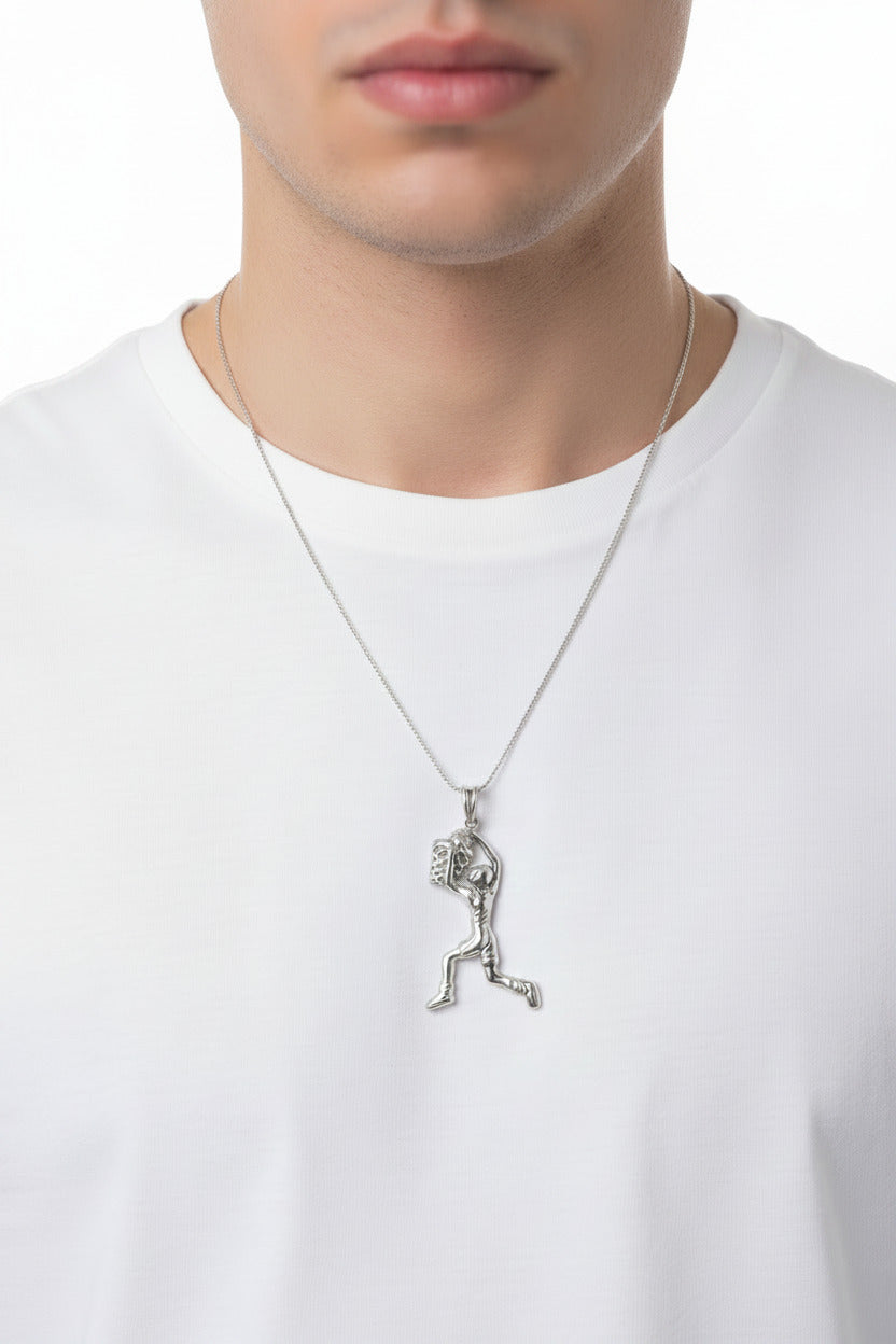 925 Sterling Silver Dunk Pendant