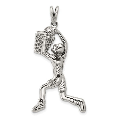 925 Sterling Silver Dunk Pendant