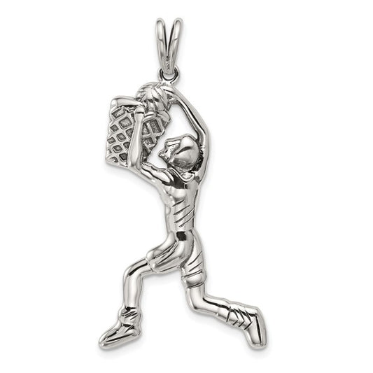 925 Sterling Silver Dunk Pendant