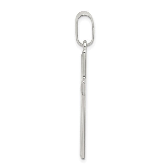 925 Sterling Silver Polished Cross Pendant