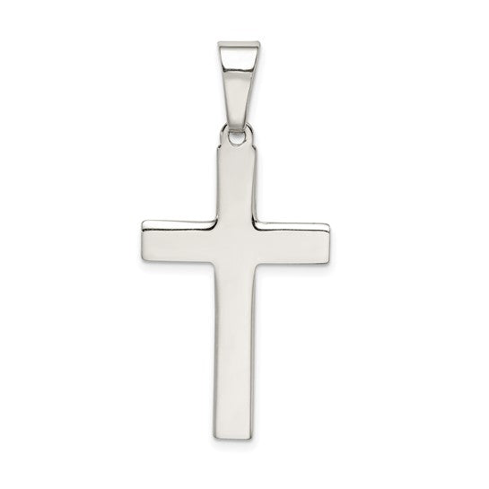 925 Sterling Silver Polished Cross Pendant