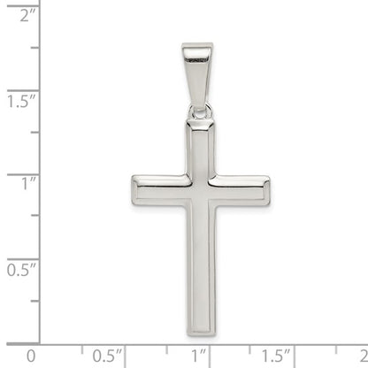 925 Sterling Silver Polished Cross Pendant
