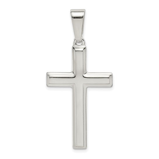 925 Sterling Silver Polished Cross Pendant