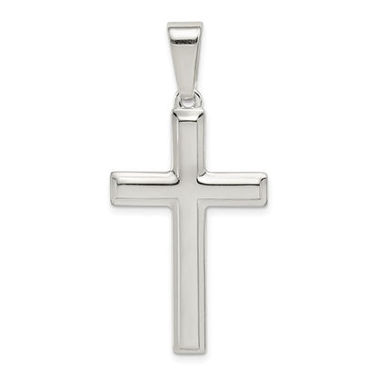 925 Sterling Silver Polished Cross Pendant