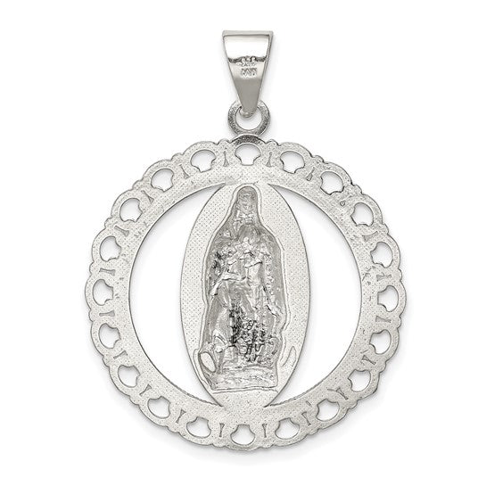 925 Sterling Silver Mother Mary Pendant