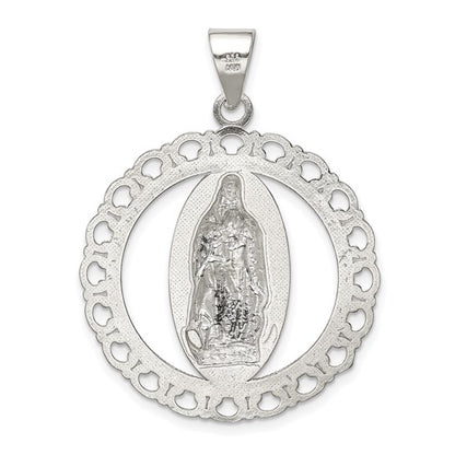 925 Sterling Silver Mother Mary Pendant