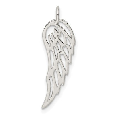 925 Sterling Silver Angel Wing Pendant