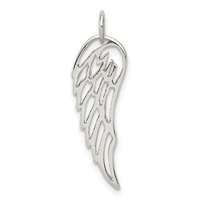 925 Sterling Silver Angel Wing Pendant