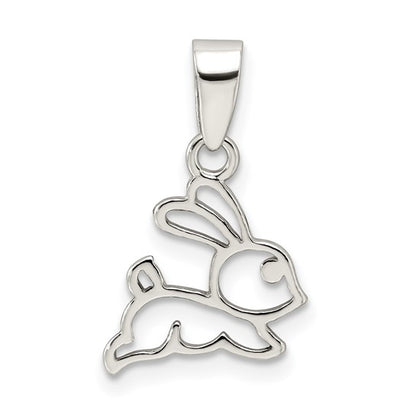 925 Sterling Silver Bunny Pendant