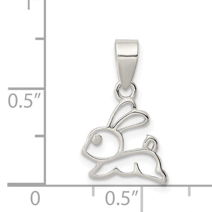 925 Sterling Silver Bunny Pendant