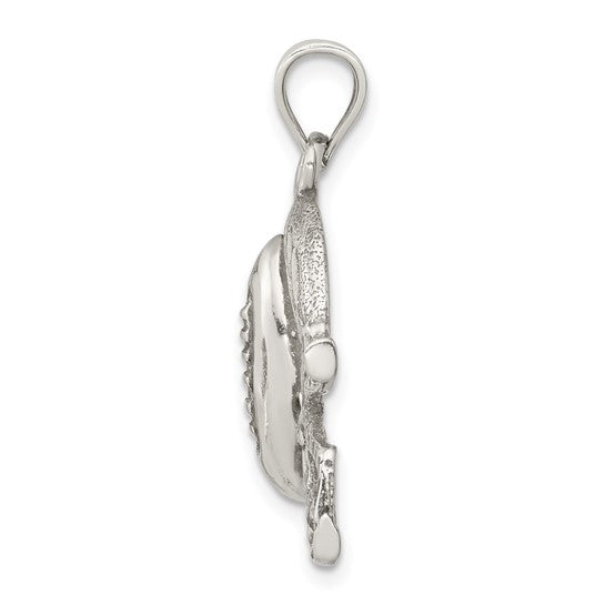 925 Sterling Silver Football Helmet Pendant