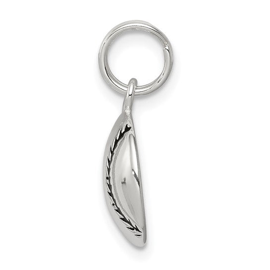 925 Sterling Silver Baseball Pendant