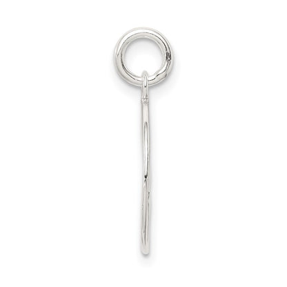 925 Sterling Silver Circle Basketball Pendant