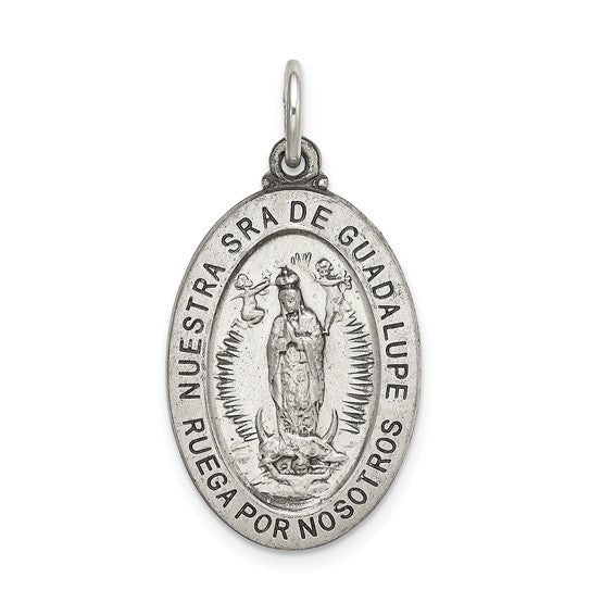 925 Sterling Silver Mother Mary Pendant