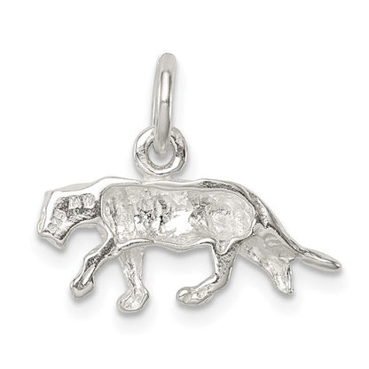 925 Sterling Silver Panther Pendant