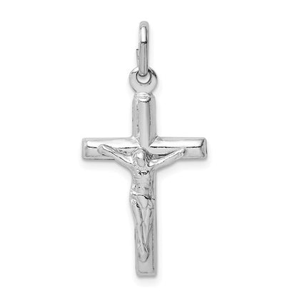 925 Sterling Silver Simple Crucifix Pendant