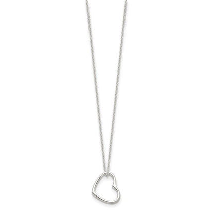 925 Sterling Silver Heart Pendant