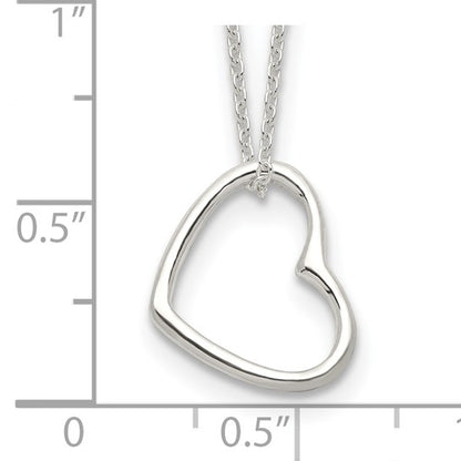 925 Sterling Silver Heart Pendant