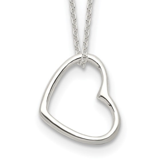 925 Sterling Silver Heart Pendant